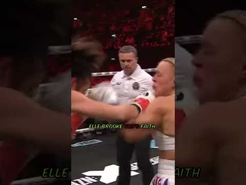 ELLE BROOKE KNOCKS OUT FAITH #shorts #muaythai #mma #martialarts #thailand #kickboxing #ufc #boxing