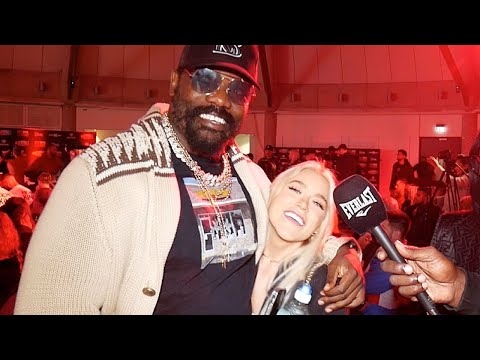 'I'VE GOT A THIRD LEG…' – DEREK CHISORA & ELLE BROOKE HILARIOUSLY FLIRT WITH EACH OTHER!