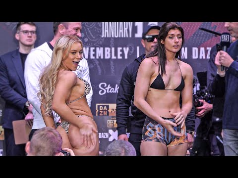 Elle Brooke vs Faith Ordway • FULL WEIGH IN & FACE OFF | DAZN Boxing & Misfits 004